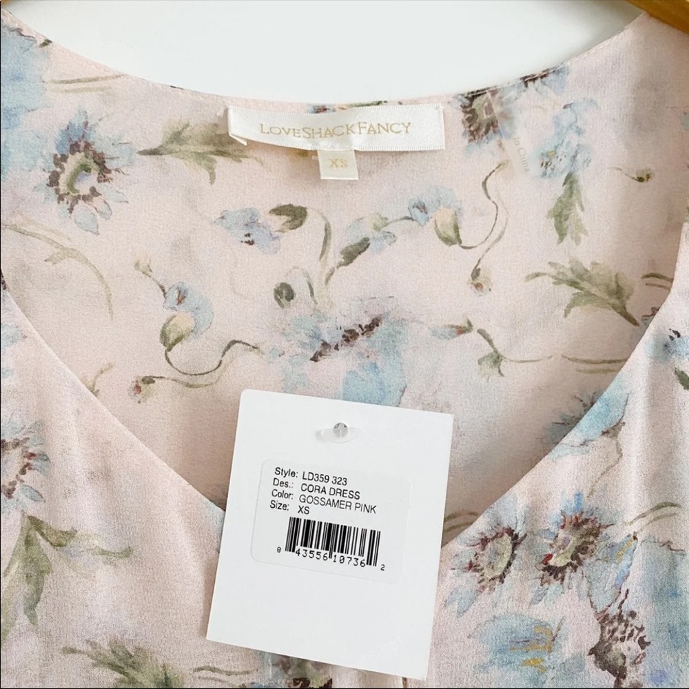 Loveshackfancy Cora Silk floral dress - Picture 6 of 6